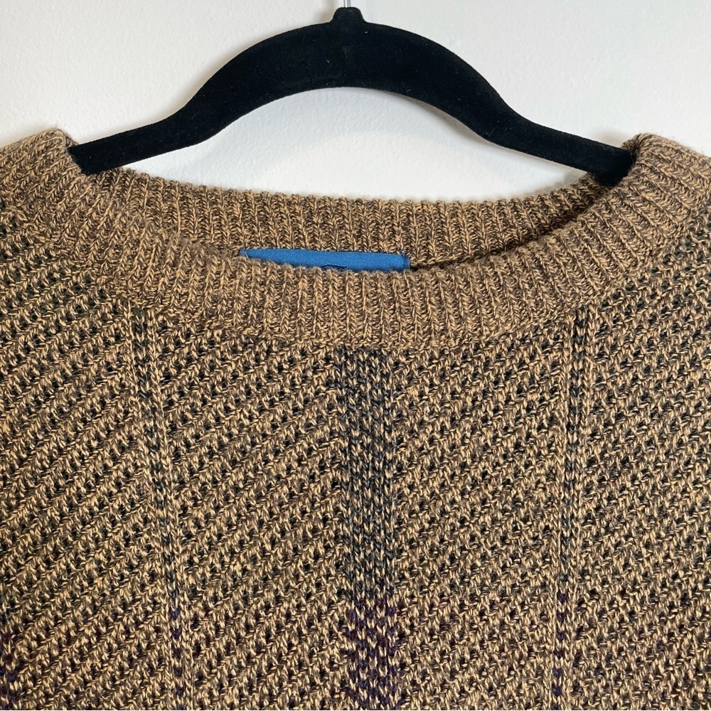 Towncraft Vintage Oversized Grandpa Knit Sweater Cozy Relaxed Fit Size L - Picture 2 of 10